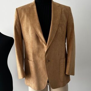 Vintage Authentic Halston Ultrasuede Blazer Jacket 40S